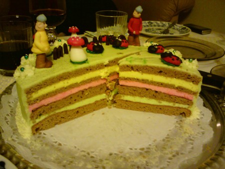 klasická maslová v reze